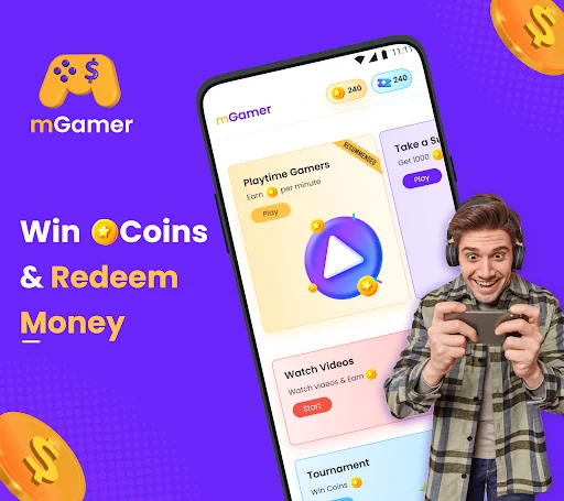 mGamer – Earn Money, Gift Card screenshot 1