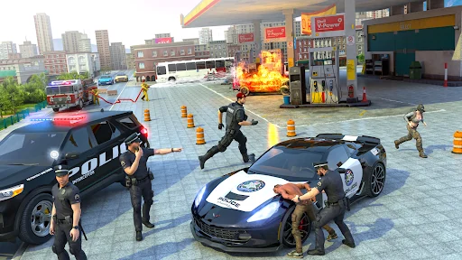 US Cop Car Chase Game 3D screenshot 4