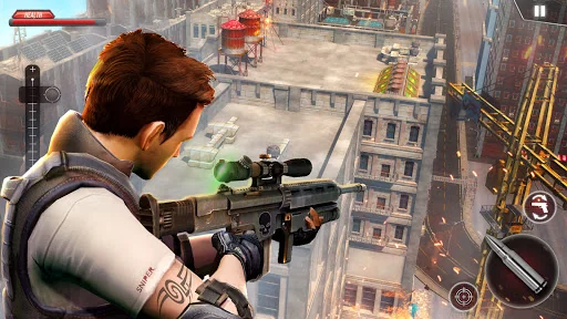 Police Sniper Gun Shooting 3D screenshot 1
