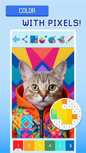 Pixyfy: Pixel Coloring