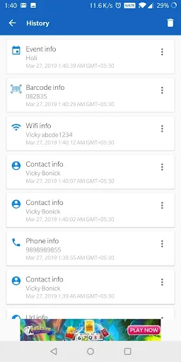 QScanner - QR code & Barcode s screenshot 4