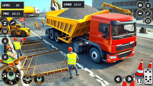 Road Construction Builder Game screenshot 1