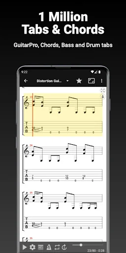 GuitarTab - Tabs & Chords Pro screenshot 1