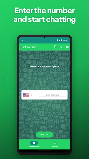 Click to Chat - Without Saving