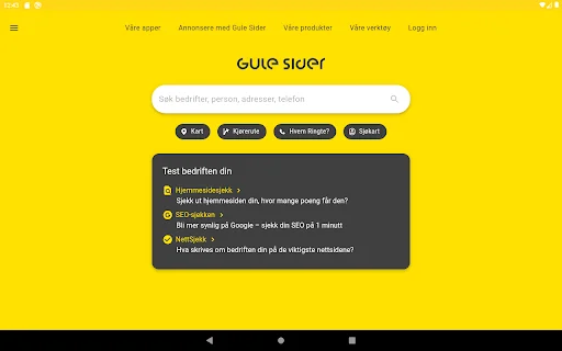 Gule Sider - Søk, oppdag, del screenshot 4