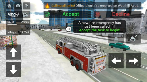 Fire Truck Rescue Simulator