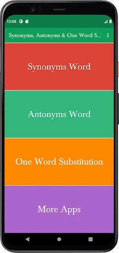 Synonyms, Antonyms & One Word