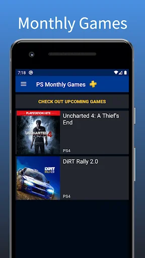 PS Monthly Games