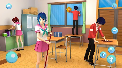 Real School Girls Senpai Games