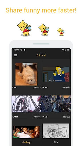 Gif mini: GIF Editor screenshot 1