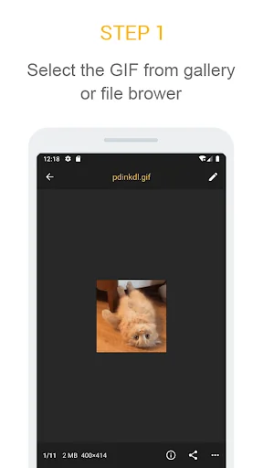 Gif mini: GIF Editor screenshot 2