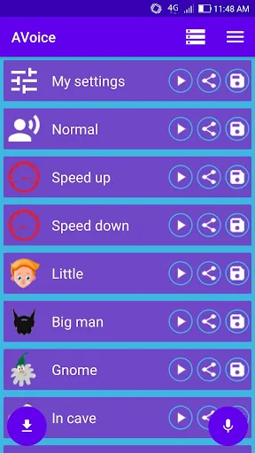 AVoice - voice change, audio e screenshot 2