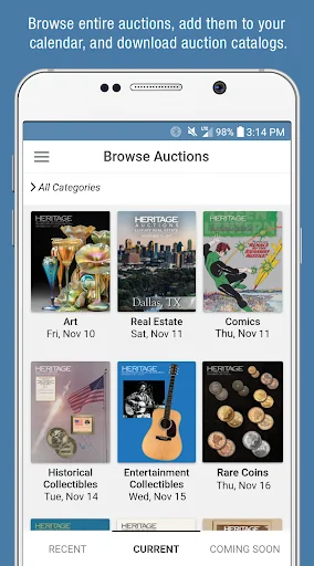 Heritage Auctions screenshot 1