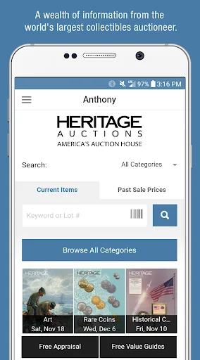 Heritage Auctions screenshot 4