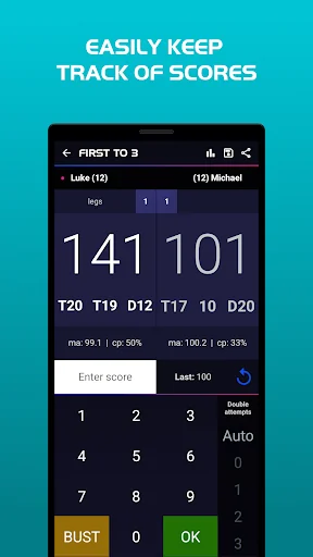 Darts Scoreboard screenshot 1