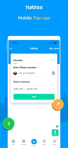 Hablax - Cellphone Recharges screenshot 2