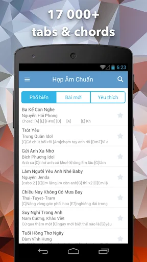 Hop Am Chuan - Guitar Tabs and screenshot 1