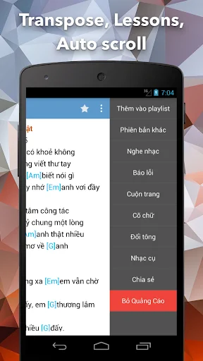 Hop Am Chuan - Guitar Tabs and screenshot 3