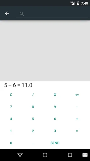 Calculator Keyboard