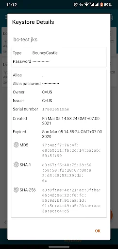 apk-signer screenshot 4
