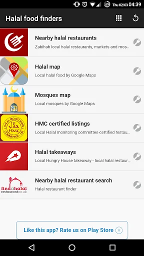 Halal restaurants finder