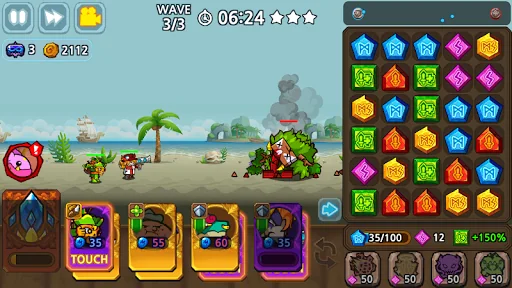 Puzzle & Defense: Match 3 Batt screenshot 2