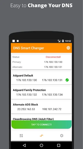 DNS Changer - Web Filter screenshot 1