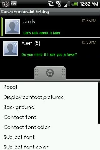 Handcent Font Pack5 screenshot 1