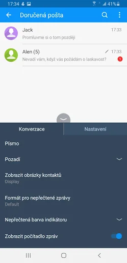 Handcent SMS Czech Language Pa screenshot 3
