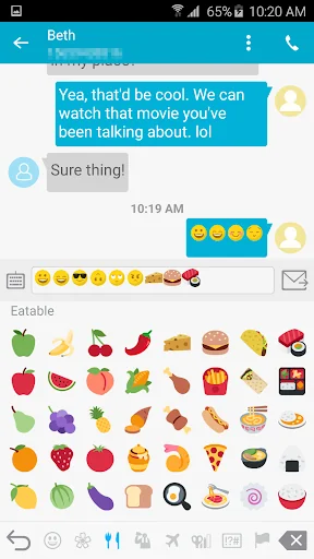 Handcent smileys plugin (HC) screenshot 4