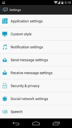 Handcent 6 Skin (ICS style) screenshot 4