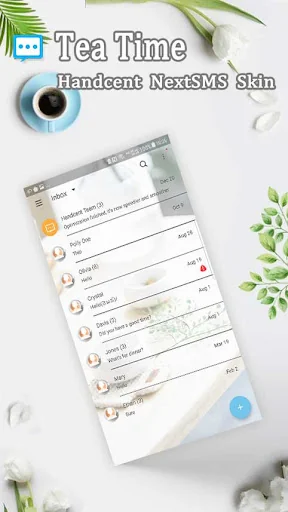 Tea Time Next SMS  skin