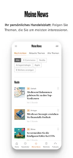 Handelsblatt - Nachrichten screenshot 2
