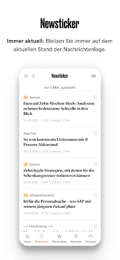 Handelsblatt - Nachrichten screenshot 3