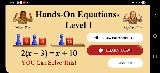 Hands-On Equations Level 1 screenshot 1