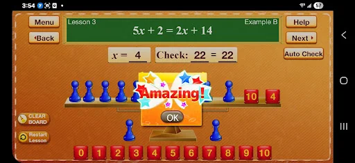 Hands-On Equations Level 1 screenshot 4
