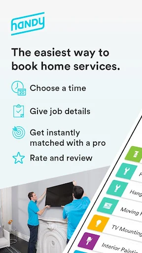 Handy - Book home services screenshot 1