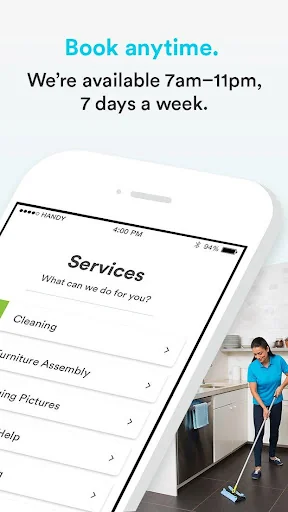 Handy - Book home services screenshot 2