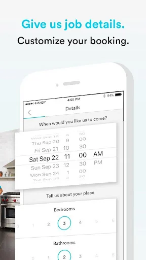 Handy - Book home services screenshot 3