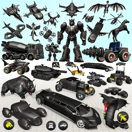 Limo Robot Car Game:Robot Game