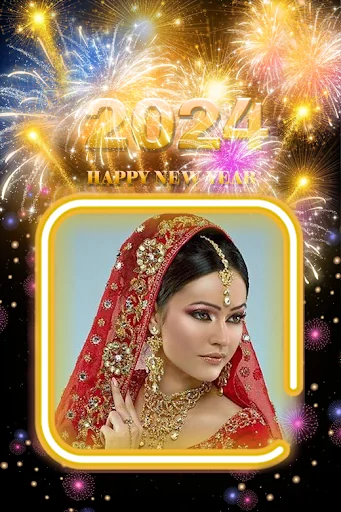 New Year Photo Frame 2024