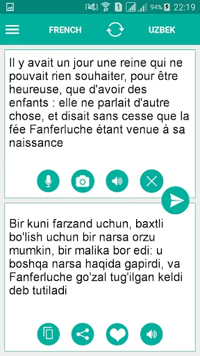 Uzbek French Translator