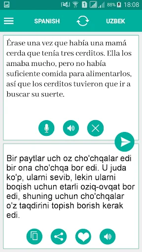 Uzbek Spanish Translator