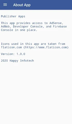 Publisher Apps - Admob Viewer
