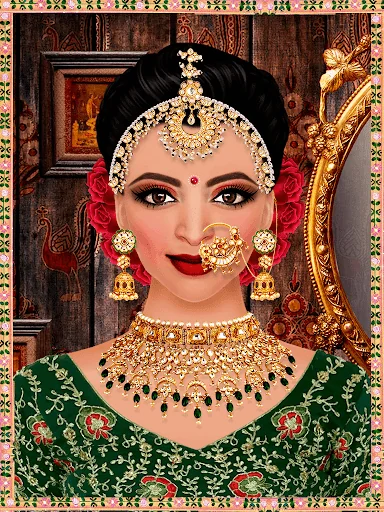 Indian Bride DressUp Makeup
