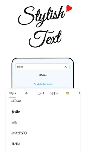 Stylish Text- Letter Style Art screenshot 2