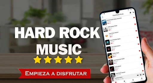Hard rock music