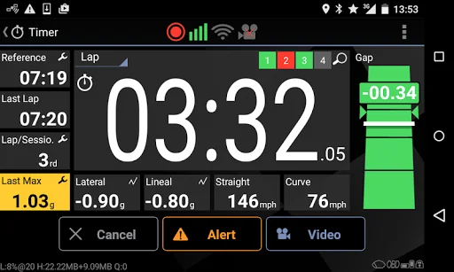 Harry's LapTimer GrandPrix screenshot 1