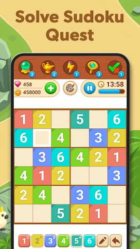 Sudoku Quest - Logic Puzzles screenshot 1