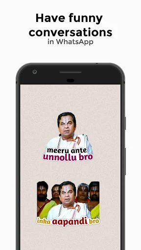 Sticker Babai Telugu Stickers screenshot 1